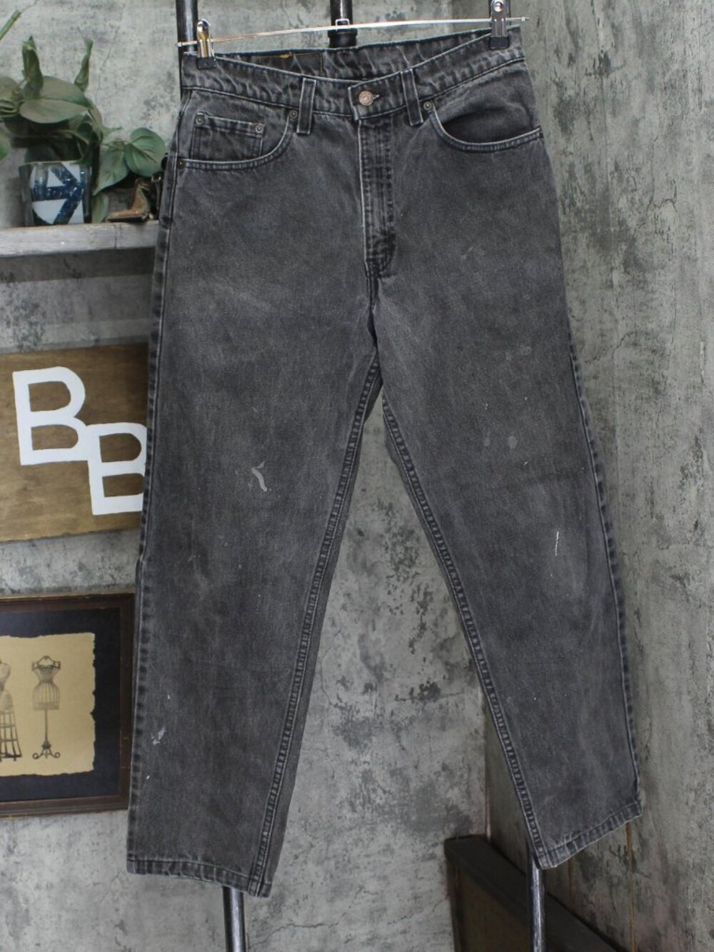 Levi'S Black Levi S Upcycle Baggy 550 Relaxed Fit Jeans Wash See